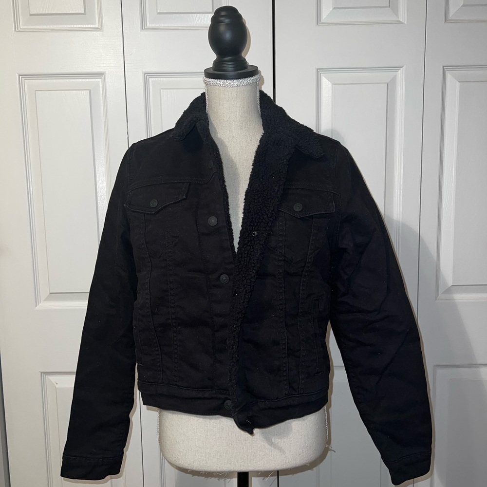 Levi's Black Sherpa Jacket